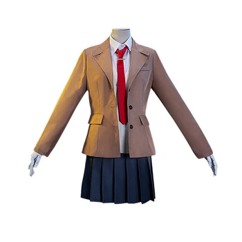 Anime Rascal Nav Sapnis Bunny Girl Senpai Cosplay Kostīmu Mai Sakurajima vidusskolas Meitenēm Vienādi Tērpi Pilna Komplekti