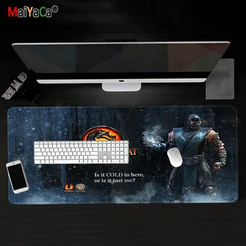 MaiYaCa 2019 Jauni Modeļi Mortal Kombat 11 Klēpjdators Spēļu Pelēm peles paliktnis ar Gumijas PC Datoru Spēļu peles paliktnis
