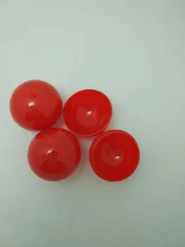 100gab 30mm pilna sarkano krāsu rotaļu kapsulas ar bezmaksas piegāde; Plastmasas Rotaļlietu cietā Kapsula krāsu bumba