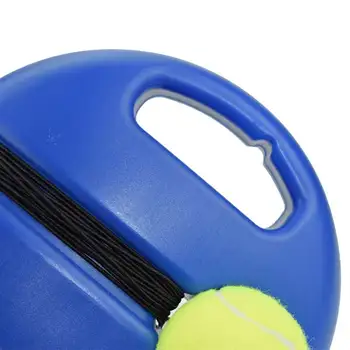 Tenisa rakete vienspēlēs mācību prakses bumbu atpakaļ pamata mācību līdzeklis, prakses bumbu atpakaļ treneris ar bumbu, Tenisa treneris