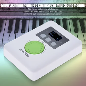 MiniEngine Pro Ārējo USB Skaņas Modulis Iebūvēts, atkārtoti Uzlādējams Litija Akumulators 128 MIDI Skaņas 64 Toņi