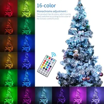 Ziemassvētku Led String Light10M 100LED USB RGB Tālvadības Gaismas Pasaku Vītnes Kāzu Ziemassvētku eglīte Dekori Lampas