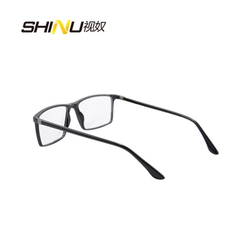 SHINU anti zili stari datoru brilles vīriešiem kvadrātveida Rāmis Spēļu Aizsargbrilles, brilles, UV aizsardzība laba miega brilles 9195