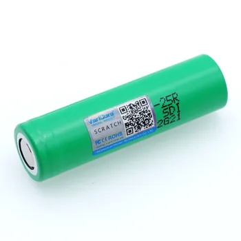 VariCore 18650 2500 mAh akumulators 3,6 V INR1865025R 20A izlādes baterijas Par E-cigarešu lietošanas