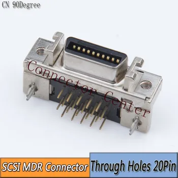 MDR SCSI Savienotājs Piķis 1.27 20PIN taisnā Leņķī 90 Grādu Saderīgs ar 3M 10220-52A2