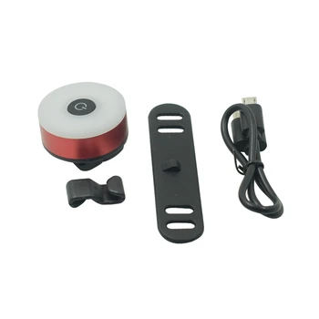 Velosipēdu Astes Gaismas USB Lādējamu Velosipēds Aizmugures Gaismas Mini Flash Taillight Drošības Brīdinājuma Gaismas Riteņbraukšana MTB Atpakaļ Lampas