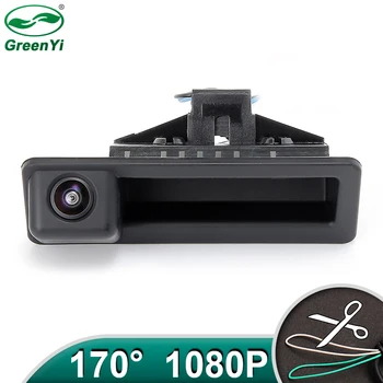 Transportlīdzekļa HD AHD 1080P Zivsacs Objektīva Auto Reverse Rezerves Bagāžnieka Roktura Fotokameras, Par BMW 3 Sērija 5 Sērija X5 X6 E46 E39 E60 E70, E82 E90