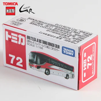TAKATA TOMY TOMICA Lējumiem Sakausējuma Auto Modelis Zēns Rotaļlietas 72 AUTOBUSU Hino S'ELEGA JR Autobusu Tohoku Komachi Krāsu Dāvanas