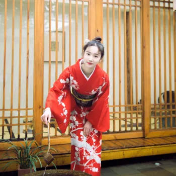 Japāņu kimono elementus tradicionālo kleita Ar Obi cosplay sieviešu yukata sieviešu haori Japānā geišas kostīms obi kimonos sieviete Cosplay