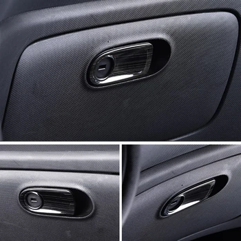 Auto stils melna matēta nerūsējošā tērauda apdare modificēti piederumi, kas piemēroti Par Mercedes Smart 453 Fortwo ārējo durvju bļoda