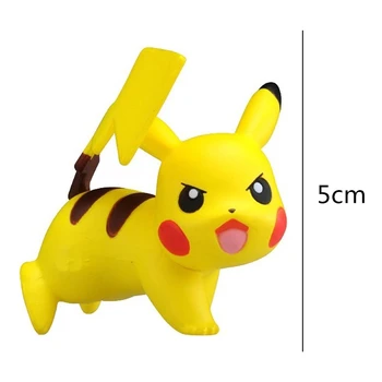 Patiesu Tomy Pokemon EX Āzijas Sērijas Pikachu Charmander Squirtle Bulbasaur 4-5cm Anime Attēls Modeļa Rotaļlietu Kolekcijas Lelle Bērniem Dāvanu