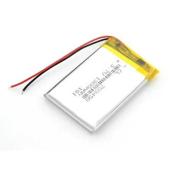 3.7 V litija polimēru baterija 703450 1300MAH Uzlādējams Litija jonu Šūnas Ar PHB DVD MP3 MP4 MP5 GPS Bluetooth Skaļruni Planšetdatoriem