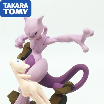 Rīcības Attēls Kolekcijas Pokemon Patiesu TCG Limited Edition Mewtwo VS Mew Modelis Rotaļlietas Bērniem Dāvanas