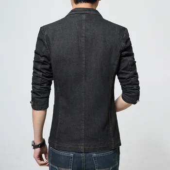 2018 karstā pārdošanas vīriešu džinsa personības atpūtas uzvalks jaka