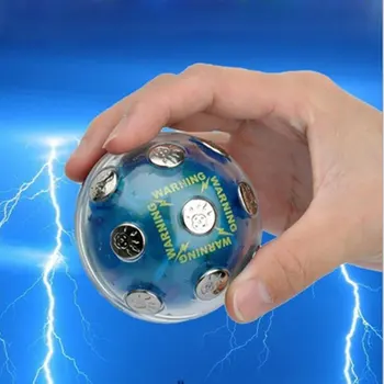 Izklaide Šoka Bumba Neitrālas Plastmasas Korpuss Ar Metāla Kontaktiem Grūts Elektrisko Bumbu Ventilācijas Elektroniskās Rotaļlietas