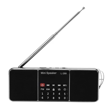 Digitālās Portatīvie Radio AM, FM, Bluetooth Skaļruni Stereo MP3 Atskaņotājs-TF/SD atmiņas Kartes USB Disku Brīvroku Zvanu LED Displejs, MP3 Skaļruņi