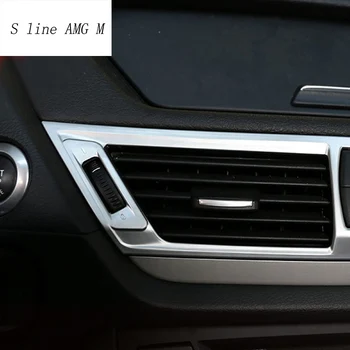 Auto stils Centra Konsole, Gaisa Kondicionēšanas Kontaktligzdas rāmītis apdare vāka Uzlīmes apdare BMW X1 E84 Iekšlietu Auto Piederumi