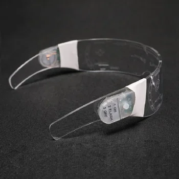 Mirgo Brilles Vadu LED Brilles Kvēlojošs Puses Piegādes Apgaismojums Jaunums Dāvanu Spilgtas Gaismas Festivāls Puse Spīd Saulesbrilles