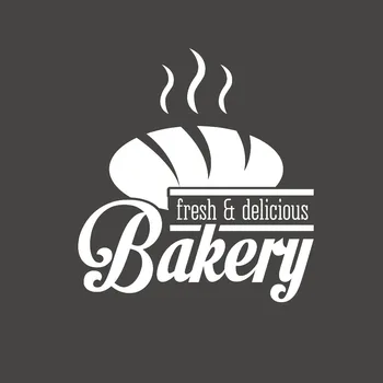 Maizes Veikals Logo, Sienas Uzlīmes Bakeshop Virtuves Kafejnīca Vinila Decal Mājas Telpu Interjera Dekorēšana Svaigu Un Garšīgu Maizi G675