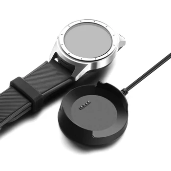 OOTDTY Jaunu Black USB Lādētāju, Lādēšanas Statīvu (Dock USB Kabeļu Līniju ZTE Kvarca ZW10 Smartwatch Nomaiņa USB Lādētāju Doks
