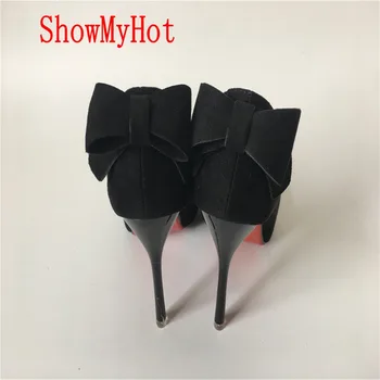 ShowMyHot Seksīgas augstpapēžu kurpes Kāzu Sūkņi Apavi Sievietēm Eleganto ganāmpulka Modes Puse Kleita Norādīja Toe Plānas Papēžiem Kurpes