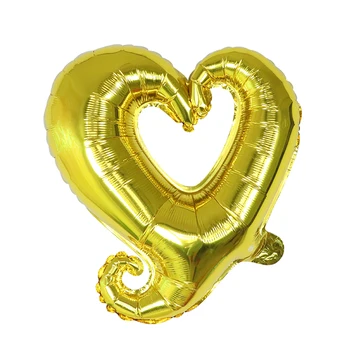 10pcs 18inch Āķis Sirds Forma, Folija Baloni, kas ir Piepūšams ar Hēliju Gaisa Globos Valentīna Diena Kāzu Dekorācijas, Dzimšanas dienas svinības