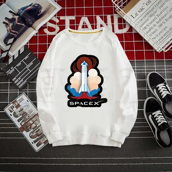 Spacex Smieklīgi Hoodies Vīriešu Sporta Krekls Pelēkā Vārna Kapuci Vīrieši/Sievietes Space X Hoody
