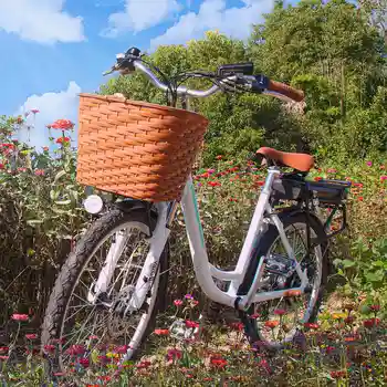 24 collu elektrisko velosipēdu no litija baterijas pastiprinātājs pieaugušo akumulatora ebike vīriešiem un sievietēm, maza pilsēta, elektrisko velosipēdu