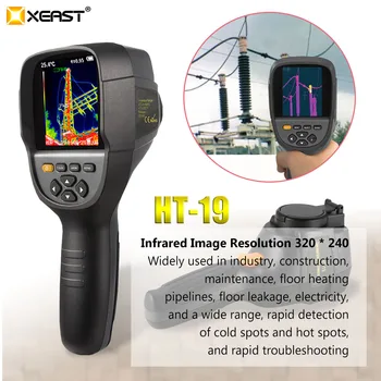 XEAST Professional Edition Rokas HT-19 infrared Thermal Imager 320*240 HD detektoru 0.07 Augstas Jutības Bezmaksas Piegāde