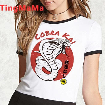 Vīriešu Karatē Cobra Kai T Krekls Vīriešiem Kawaii Karikatūra Vasaras Topi, T-kreklu Harajuku Grafikas Tees Hip Hop Streetwear Unisex Vīriešu T