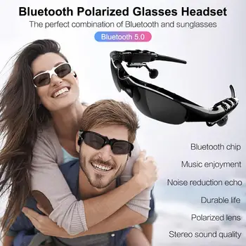 Smart Bluetooth 5.0 Austiņas Bezvadu Polarizētās Bluetooth Saulesbrilles Sporta Braukšanas Bluetooth Brilles, Austiņas Universālās