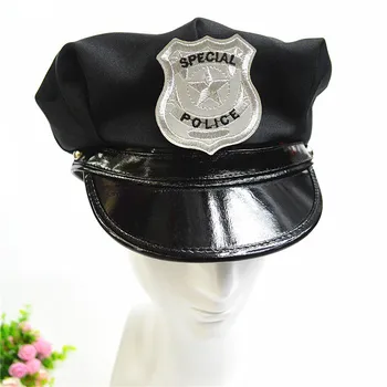 Eiropas ASV Modes Policijas Cepures Cepures Vīriešu, Sieviešu Melns Armijas Astoņstūra Klp Skatuves Sniegumu Navy Klp Unisex GH-232