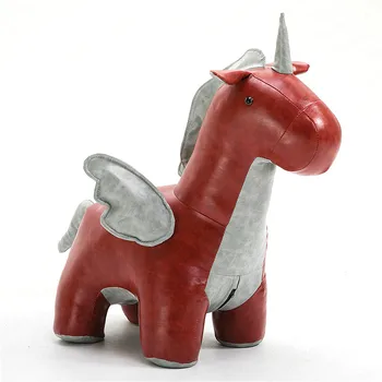 Radošā Rozā Zirgu, Poniju Ķebļa Kāju Paliktnis Svētku Dāvanu Dīvāns Izkārnījumos Radošo Unicorn Dzīvnieku Izkārnījumi Pārmaiņu Apavu Stenda