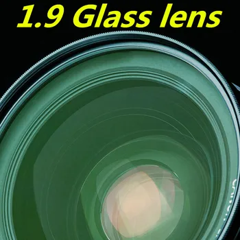 Stikla lēcu 1.9 augstu refrakcijas zaļo filmu aspherical objektīvs augstas izšķirtspējas ultra-plānām augstas tuvredzība recepšu objektīvs