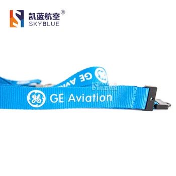 Jaunas Ielidošanas Zilā GE Aviācijas Logo Siksniņa Linga Lidojuma Apkalpes Biroja Darba ID Kartes Turētājs, Dāvanu Pilots Lidotājs