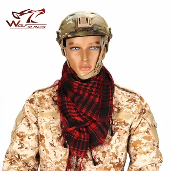 Medību Apģērbu Piederumu Kokvilnas, Bieza Musulmaņu Hijab Desert Taktiskā Arābu Lakatu Arābu Šalles Vīriešu Ziemas Pretvēja
