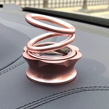 Jaunu saules enerģijas Dubultu Gredzenu lidināties Auto gaisa atsvaidzinātājs Gultām auto Smaržas smaržas sēdeklis auto parfum apdare
