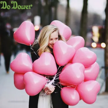 50gab 2.2 g Sirds Lateksa Baloni, Kāzu Dekorēšana mīlestība mariage dekoru sarkanā, rozā Sirds Ballons piepūšamās rotaļlietas Gadījumā Puses Supplie