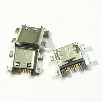 100PCS/DAUDZ par Samsung Galaxy Grand Ministru G530 micro usb uzlādes uzlādes savienotājs, iespraudiet lādētāja doka pieslēgvietu, ostas
