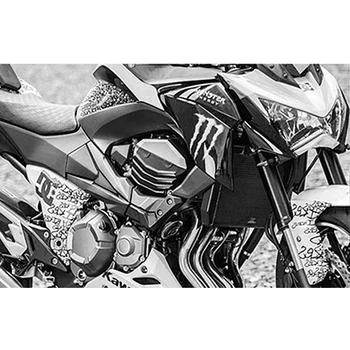 Motociklu Radiatora Restes Aizsargs Eļļas Dzesētājs Vāks KAWASAKI Z750 Z800 Z1000 Z1000SX NINJA 1000 2007 2008 2009 2010-2016