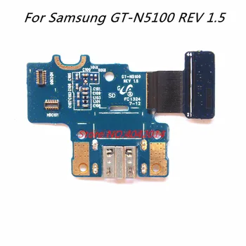 2 gab. Jaunas Dock Savienotājs Lādētāja USB Uzlādes Ostas Flex Kabelis Samsung GT-N5100 N5100 N5110 REV 1.5 Nomaiņa Sparts