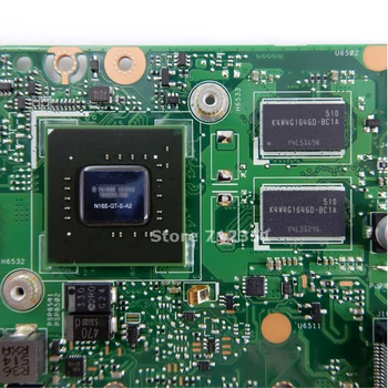 K401LB i7-5500 PROCESORS, 4 GB DDR3L GT940M 2GB Mainboard REV 2.0 ASUS K401L K401LB K401LN Klēpjdators Mātesplatē Pārbaudīta