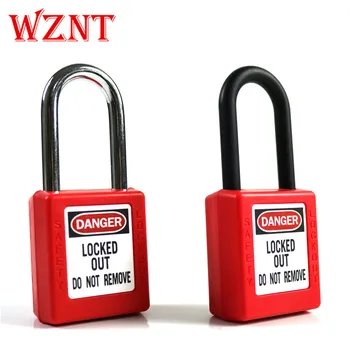 Bezmaksas piegāde 410 Master lock standarta Termoplastiska sarkanā drošības slēdzenes ar 38mm garš vīt