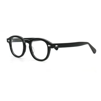 SPEIKE Pielāgot Jauno Modes Lemtosh Johnny Depp stila brilles AAAAA+ kvalitātes Vintage kārtu optisko rāmju recepšu objektīvs