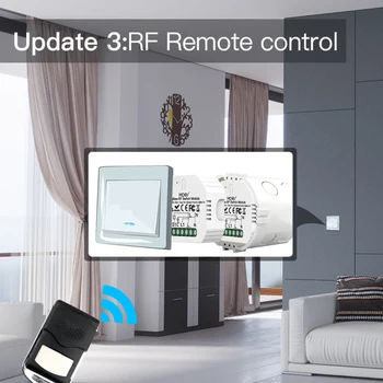 Wifi DIY 1 Banda Zigbee+rf Switch Module Smart Bezvadu Tālvadības Slēdzi Gaismas Kontrolieris Modulis Darbam Ar Alexa, Google Home EWeLink