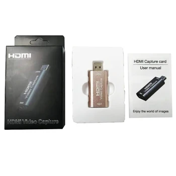 USB 3.0 Audio Video uztveršanas Kartes Adapteri HD HDMI 1080P Iegādes Kartes Ierakstu Converter Ierīci ar Datoru, Atbalsta Windows
