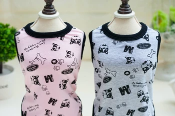 2019 Pārdošanas Tiešā Tirdzniecība, Apģērbu Pelēka Krāsa Xs-xl Izmērs Atdzist Apakškrekli Mājdzīvniekiem Apģērbu Modes Stila Iespiesti Labas Kvalitātes Kaķiem