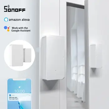SONOFF DW2 Smart Home WiFi Drošu Durvju, Logu Sensors Signalizāciju, Drošības slēdzenes Detektoru Pa Tālruni Darbs Ar EWelink APP Alexa, Google Home