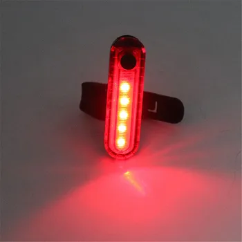 USB Lādējamu Velosipēdu LED Astes Gaismas Āra Riteņbraukšana Aizmugurējās Gaismas, Nakts Izjādes Drošības Brīdinājuma Lampas Ūdensizturīgs Velosipēdu Taillight