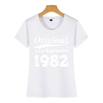 Topi, T Krekls Sievietēm, oriģināls kopš septembra 1982 Smieklīgi Harajuku Pielāgots Sieviešu Tshirt